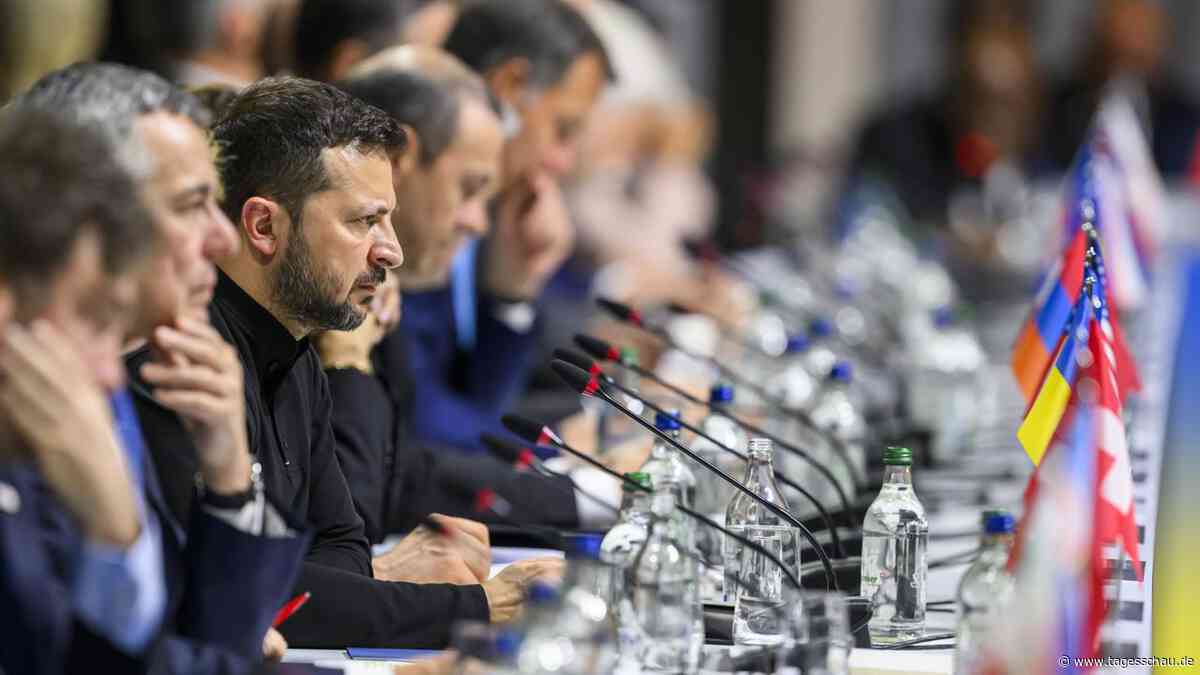 Suche nach Weg zu "gerechtem Frieden" bei Ukraine-Gipfel in der Schweiz