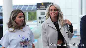 Luke Shaw's girlfriend Anouska Santos and Jordan Pickford's wife Megan Pickford lead the first WAGs heading to Germany ahead of England's first Euro 2024 tie against Serbia