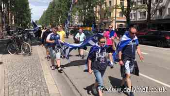 Hungover Scots prefer to stay in their beds after just 29 turn up to independence march in Munich following their 5-1 demolition from Germany - despite 200,000 travelling to the match