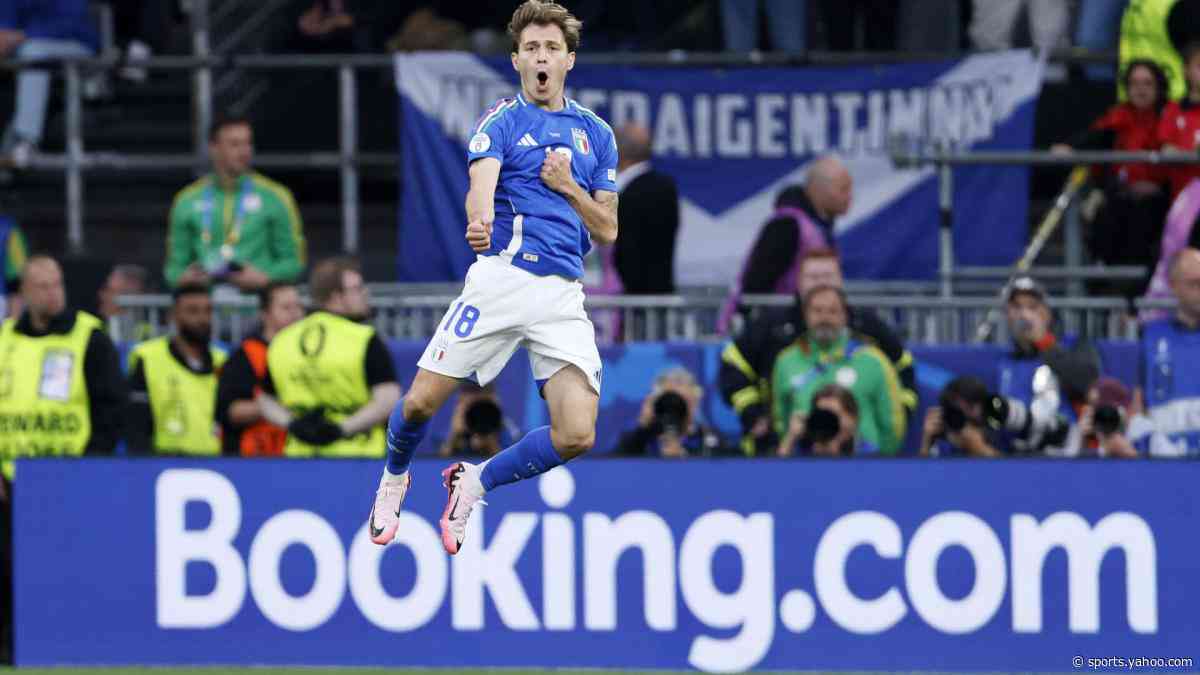 Italy 2-1 Albania: Chaotic start settles into win for reigning EURO champs