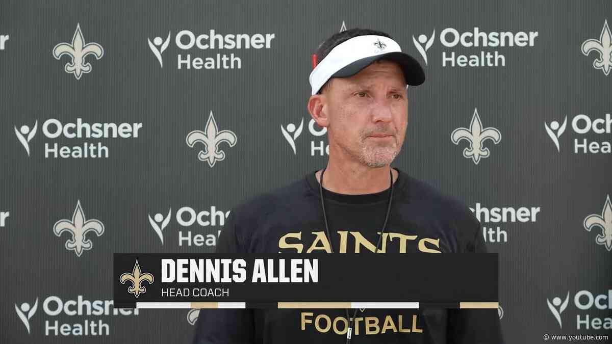 Dennis Allen Recaps Day 3 | Saints Minicamp 6/13/2024