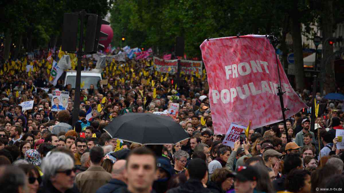 "Die Katastrophe verhindern": Massenproteste in Frankreich gegen Rechtsextremisten