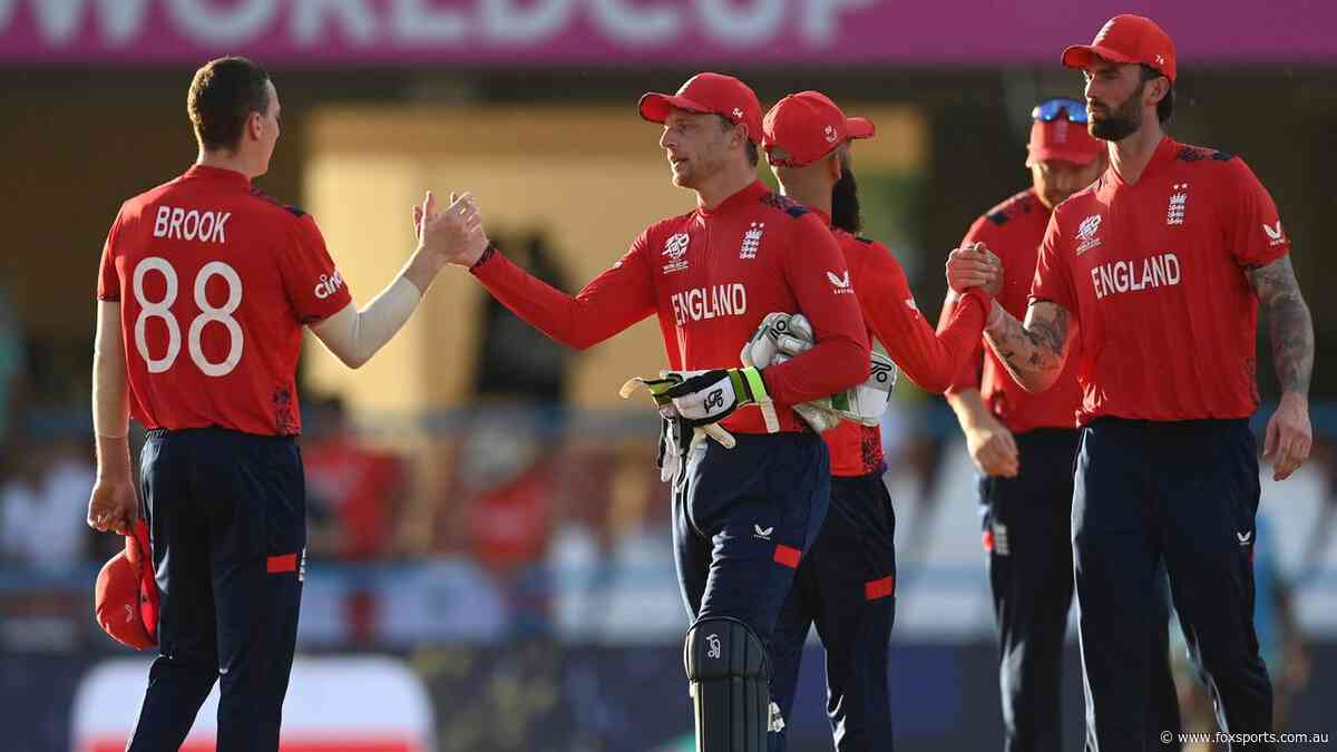 Rain delay not enough as Poms keep T20 World Cup hopes alive after 41-run win over minnows