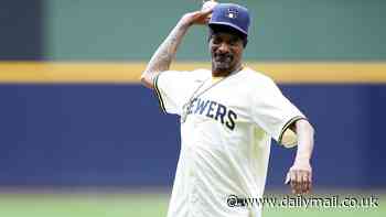 Snoop Dogg throws first pitch at MLB game in Milwaukee before a hilarious cameo in the booth