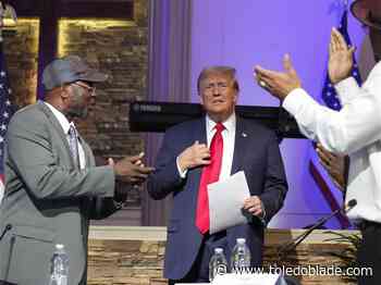 Trump visits Michigan, addressing a Black church and MAGA activist gathering