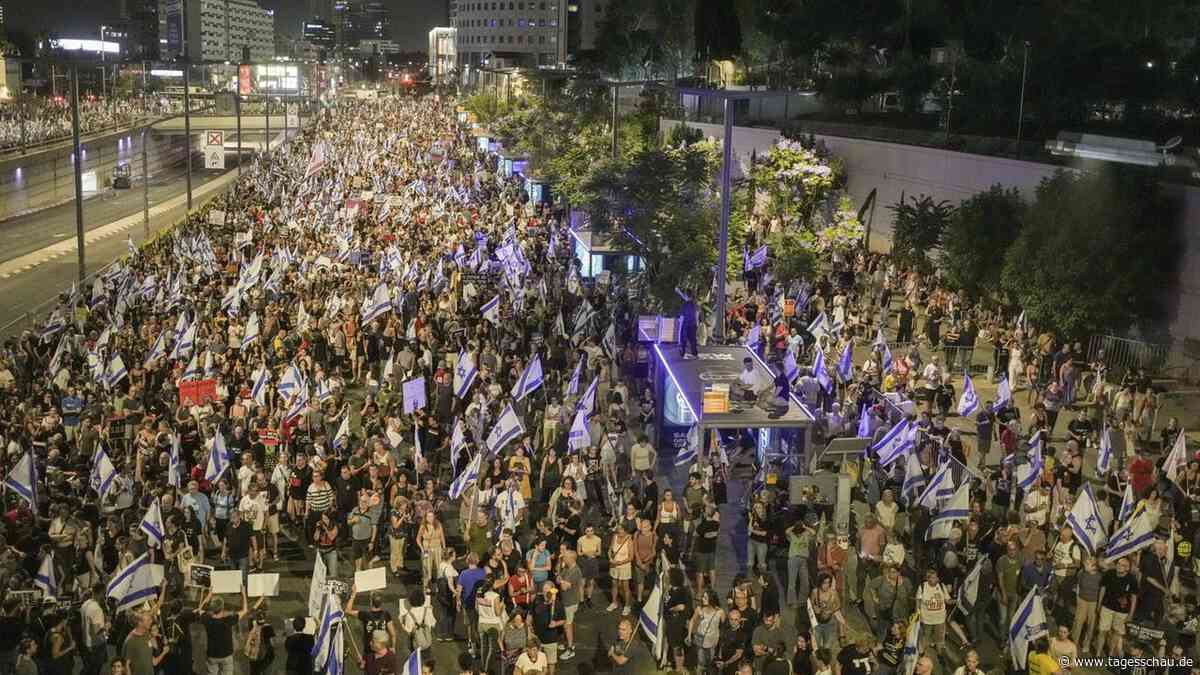 Erneut Proteste gegen Netanyahu und für Geiselfreilassung
