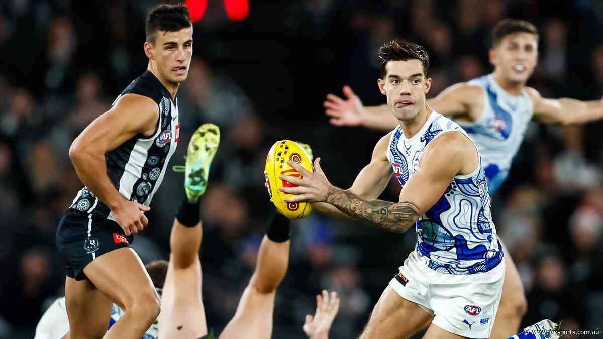 LIVE AFL: Kangaroos look for back-to-back wins as Magpies hunt league’s top two