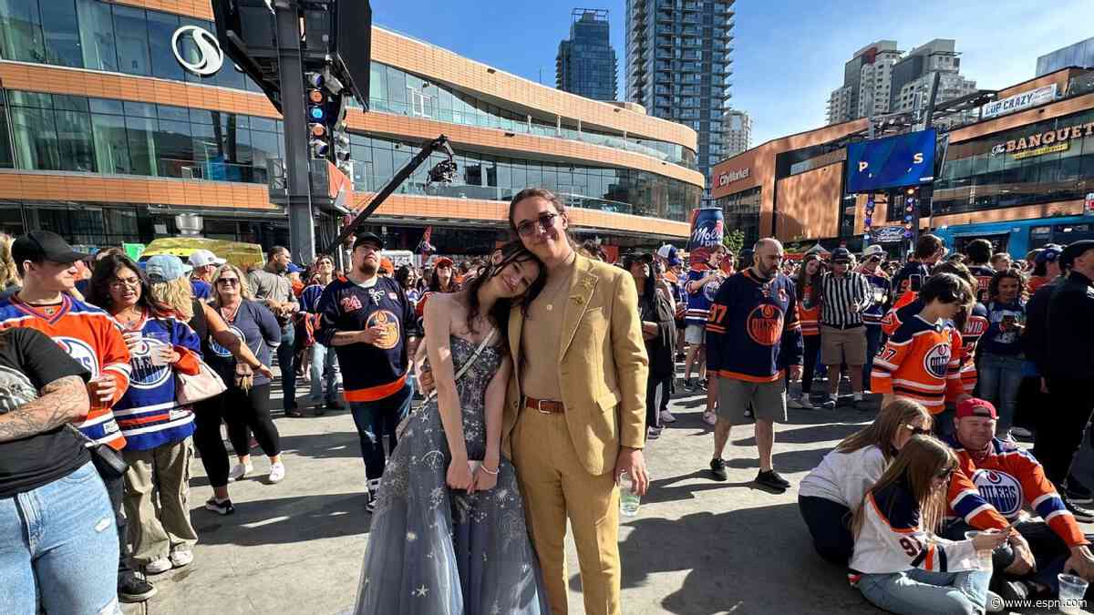 'It's a way better party': Couple ditches prom for Stanley Cup Game 4