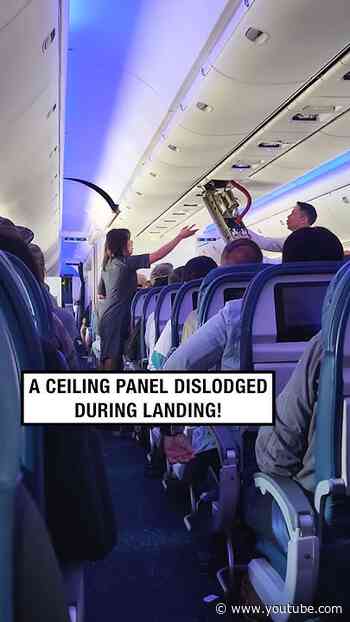 This plane has a crazy malfunction during landing 🛬      🎥: Viralhog