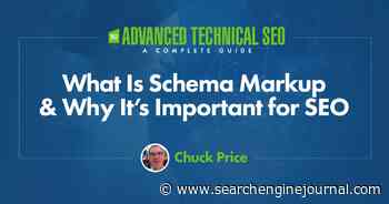 What Is Schema Markup & Why Is It Important For SEO? via @sejournal, @ChuckPrice518