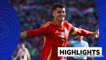 Highlights: Spain ease past Croatia in Group B opener