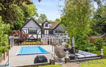 Brighton Neo-Tudor 1970s home with pool up for sale