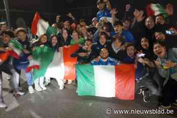 VIDEO. Opluchting is groot: Italianen vieren eerste EK-overwinning op straat in Eisden