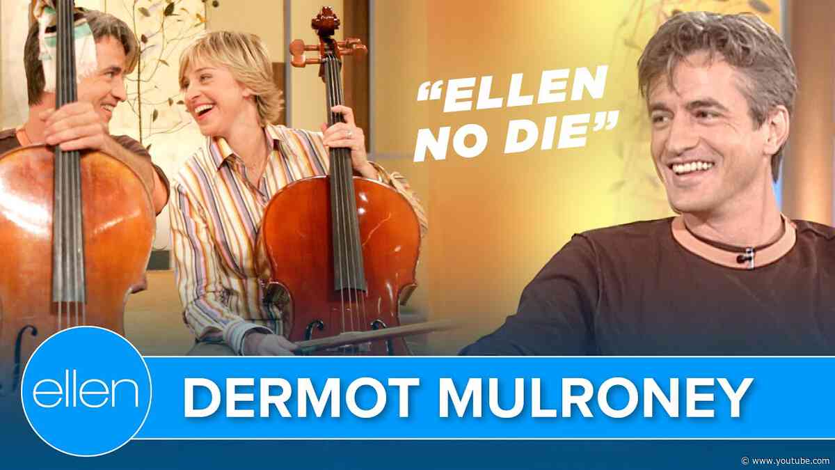 Dermot Mulroney Shows Off His Cello Skills