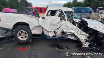 Driver injured in Highway 26 crash in Sandy