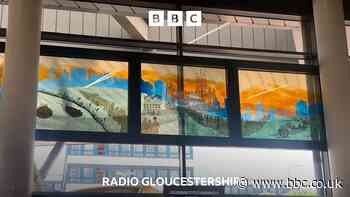 Gloucester Transport Hub art installed backward