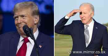 Donald Trump challenges Joe Biden to cognitive test but then forgets name of his own doctor
