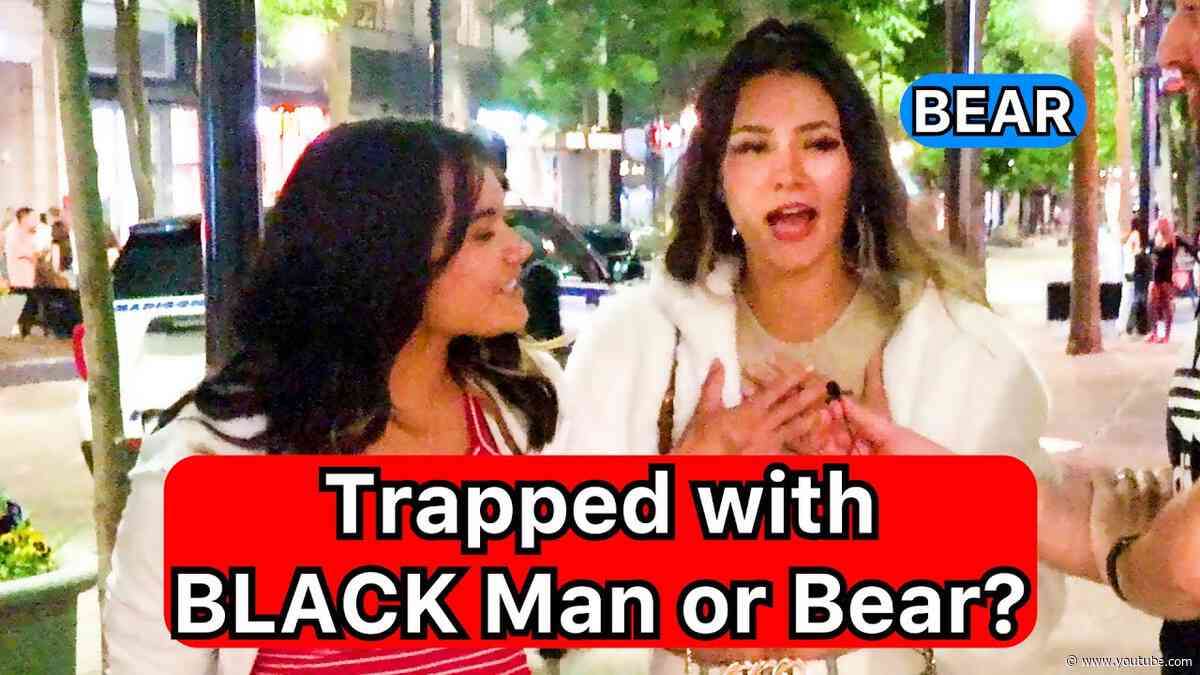 BLACK Man or Bear? *Social Experiment*