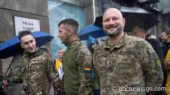 LGBT soldiers in Ukraine hope service is changing attitudes as they rally for rights
