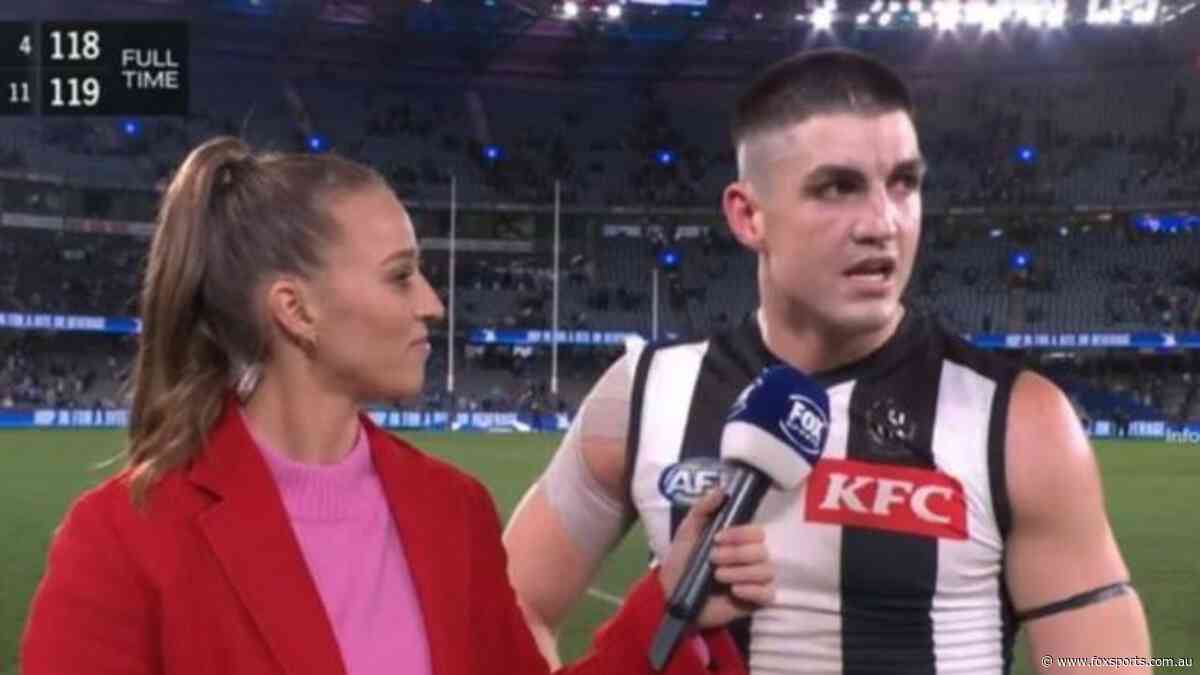 Pies star’s heartbreaking post-game reveal after coach’s concern