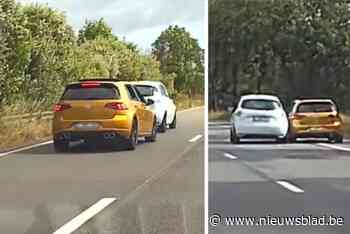Verkeersagressie op R4 in Evergem: Volkswagen gaat bumperkleven en haalt gevaarlijk in