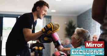 Man, 21, turned 'downhill' life around and now goes viral for teaching grannies how to box