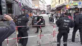 Schokkende beelden: politie schiet man in Hamburg neer; ook foto wapen duikt op