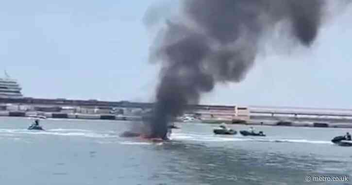 British couple seriously injured after boat explodes