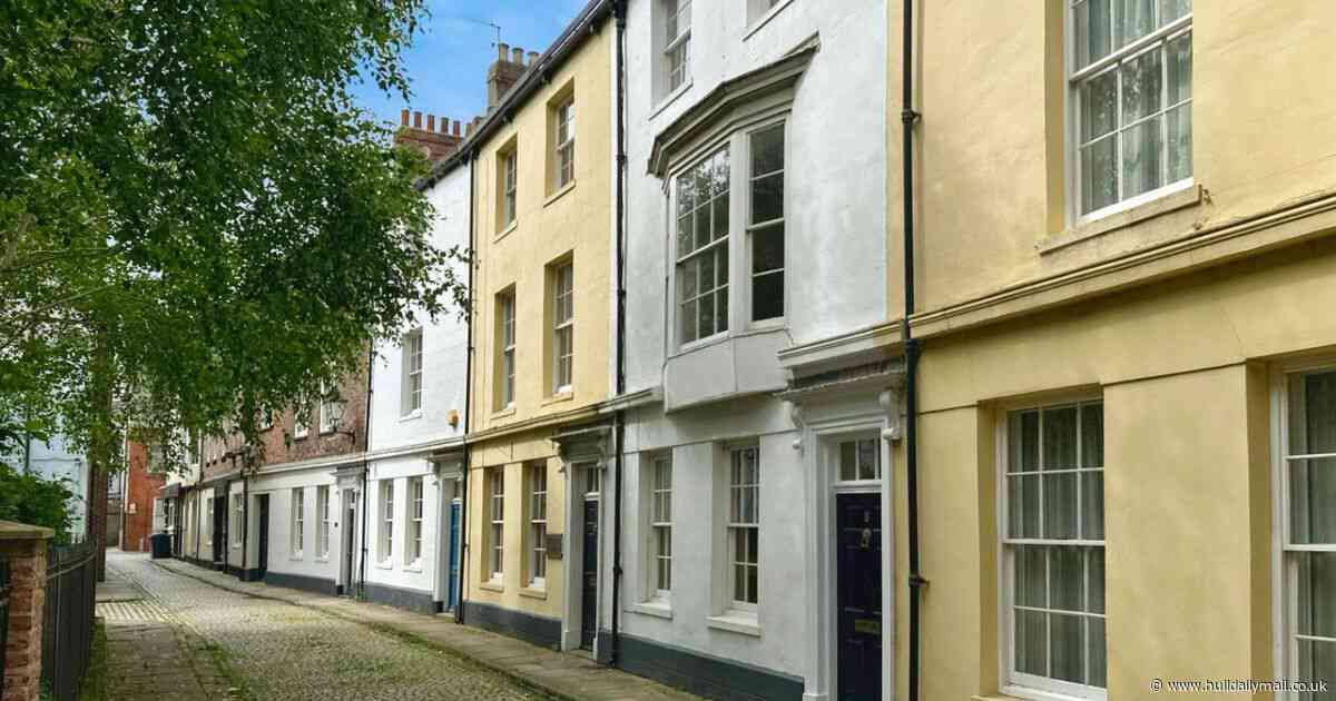 Rare chance to buy Georgian townhouse in one of Hull's most photographed streets