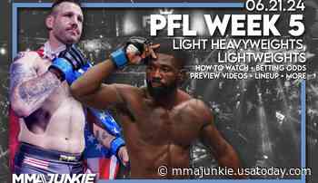 How to watch PFL 2024, Week 5: Who's fighting, lineup, start time, broadcast info