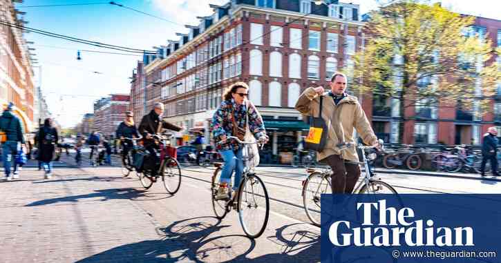 ‘The brain is very vulnerable’: Dutch cyclists urged to wear helmets as road deaths rise