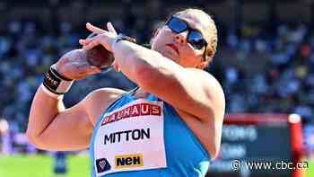Canada's Sarah Mitton falls just short in shot put event at Harry Jerome Classic in B.C.