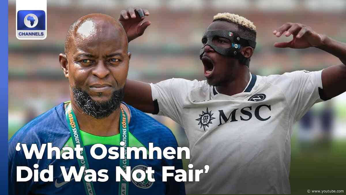 'What Osimhen Did Was Not Fair’, Sport Journalists React to Finidi George, Super Eagles