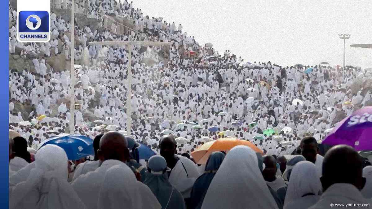 2024 HAJJ: Pilgrims Ascend The Mount Arafat