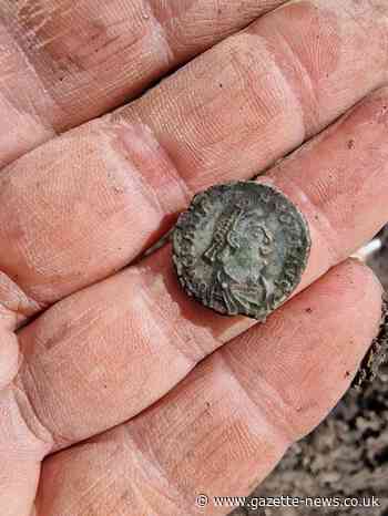 Colchester water pipe project unearths Roman artefacts
