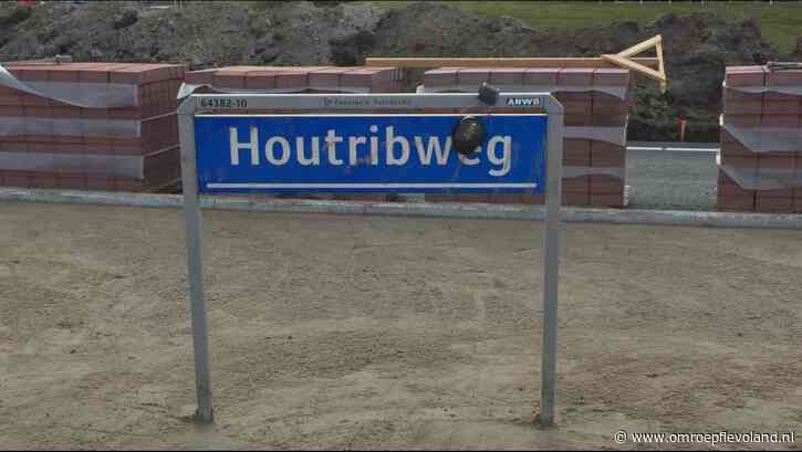 Lelystad - Werk aan Houtribweg gaat verder; één rijstrook dicht