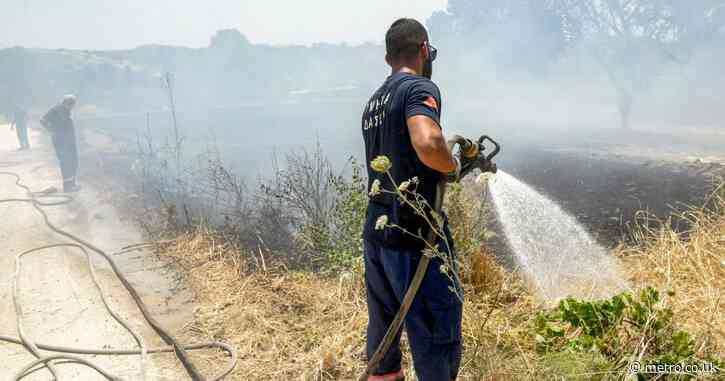 Two people die of heatstroke in Cyprus as wildfires rage in 40°C temperatures