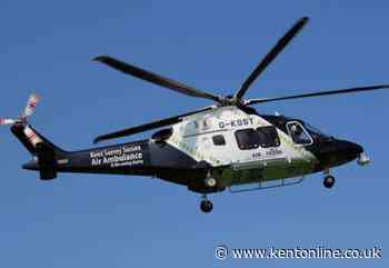 Child airlifted to hospital after fall from window
