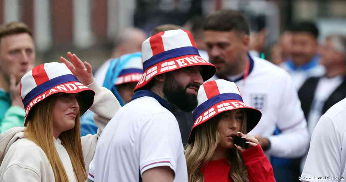 Fans out in force in Newcastle as England take on Serbia in first Euro 2024 group game