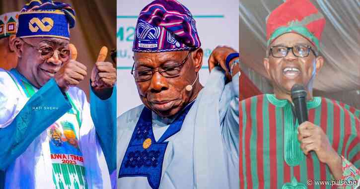 'Has he dumped Obi?,' Obasanjo sparks reaction on after wearing Tinubu cap