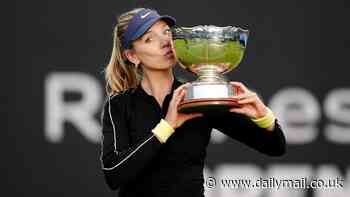 Katie Boulter wins the Nottingham Open - hours after beating Emma Raducanu in semi-final on the same day - as Alex de Minaur claims Libema Open title on dream weekend for tennis's power couple
