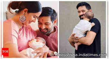 Vikrant celebrates 1st Father's Day with son Vardaan