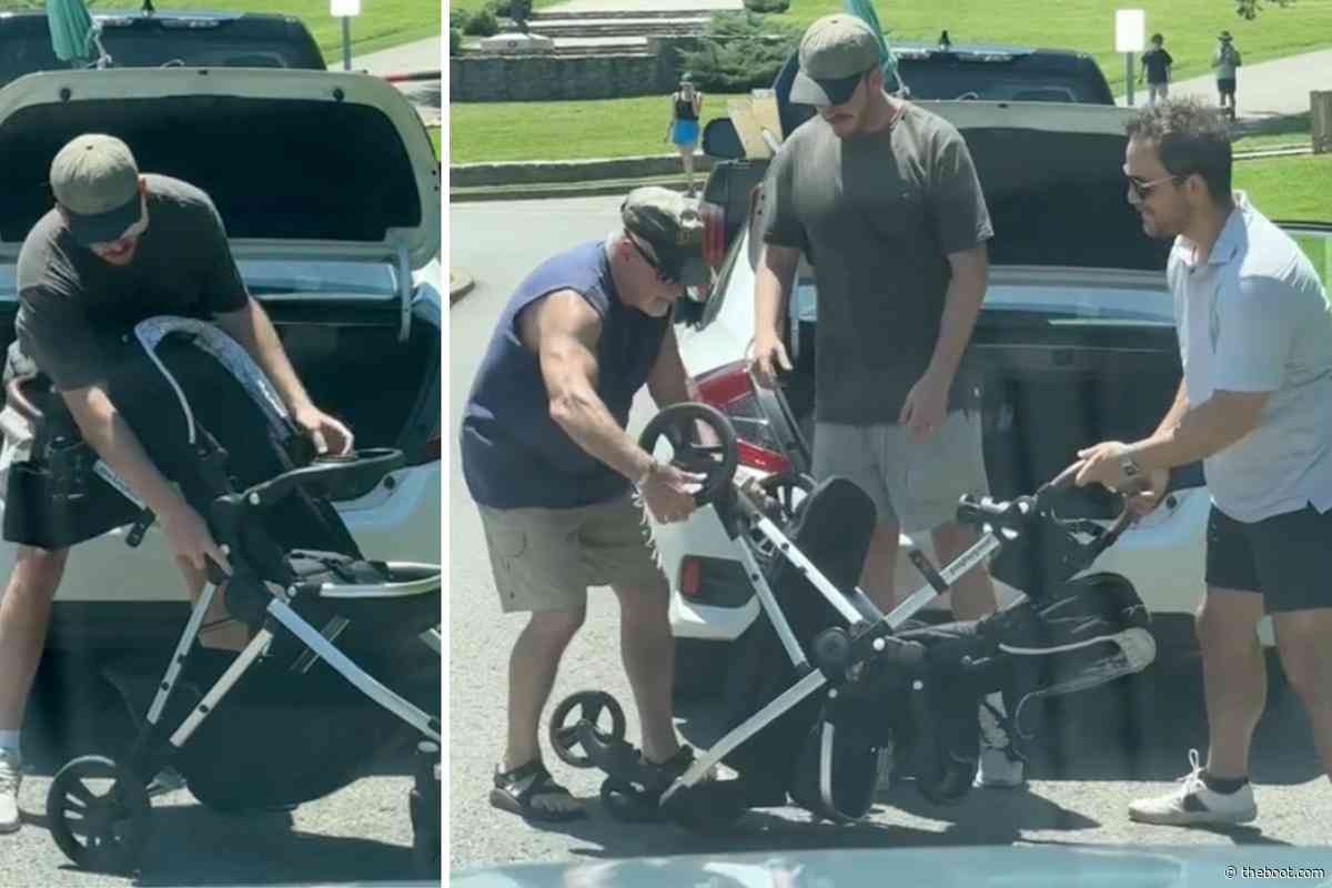 Befuddled Dads Stumped by Stroller in Unbelievable Viral Video