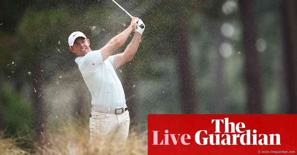 US Open 2024: McIlroy and DeChambeau lead race for title in final round – live