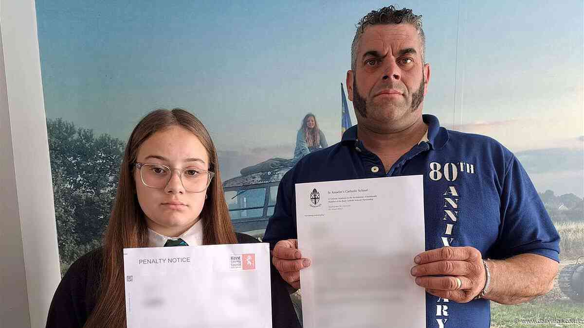 Father's fury after he is fined for taking his 14-year-old daughter out of school to mark the D-Day commemorations in France
