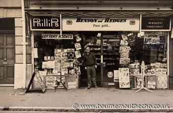 Tributes left to Bournemouth's longest-standing newsagent