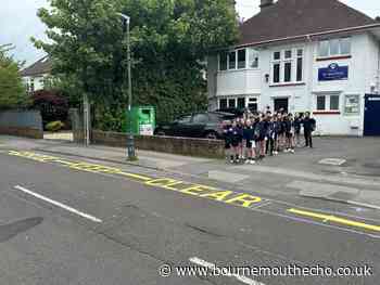 Winton school celebrates first ever road safety markings