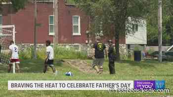 'I was already prepared to deal with it:' South St. Louis residents brave the heat to celebrate Father's Day