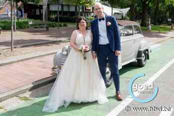 Pas getrouwd: Sara en Robby in Genk