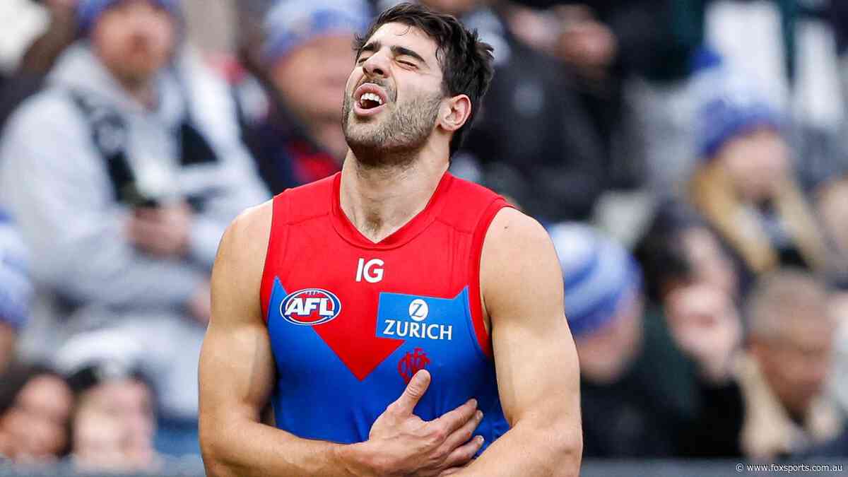 ‘Still raw for me’: Petracca opens up on ‘traumatic’ car accident-like injury